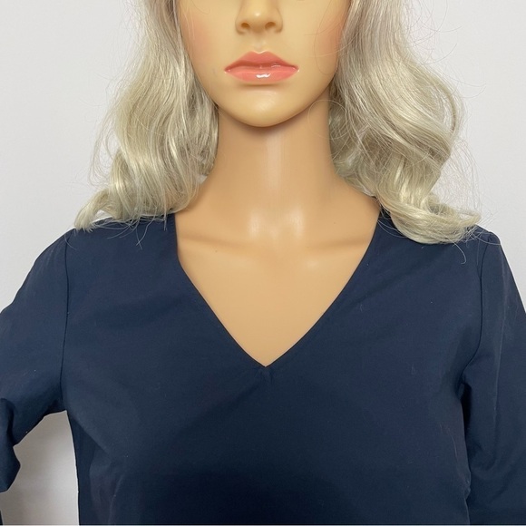 Talbots V-Neck Tie Sleeve Top  | NWT | Size Small Petite - Picture 2 of 12